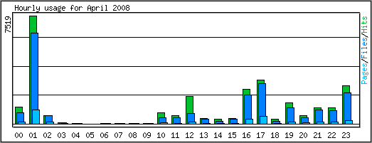 Hourly usage