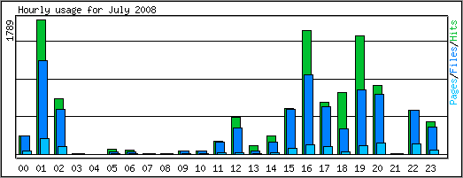 Hourly usage