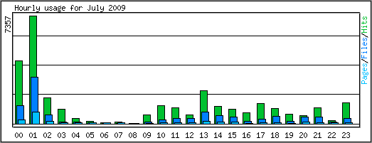 Hourly usage