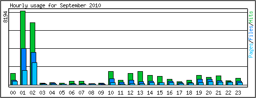 Hourly usage